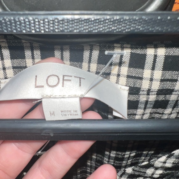 Loft Medium Checkered Dress - Picture 3 of 3